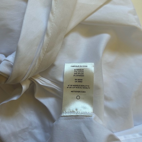 NWOT Dylan Gray White Sleeveless Tie-Front Top Size S - Picture 8 of 9